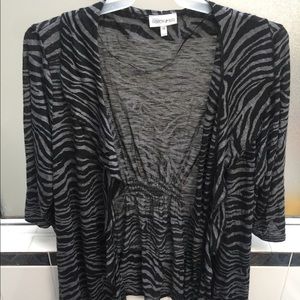 Ladies cover up in black